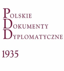 Polskie Dokumenty Dyplomatyczne 1935